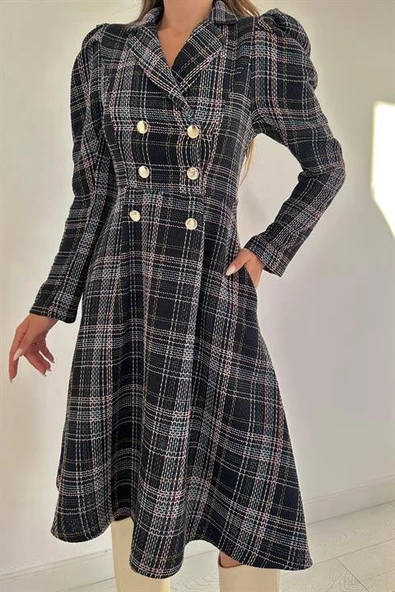 Ceket Kol Elbise - Resim 5