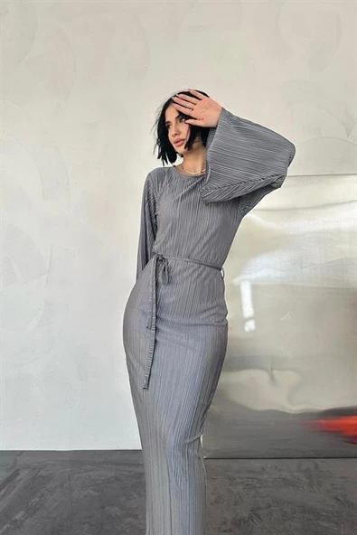 İspanyol Kol Piliseli Elbise - Resim 3