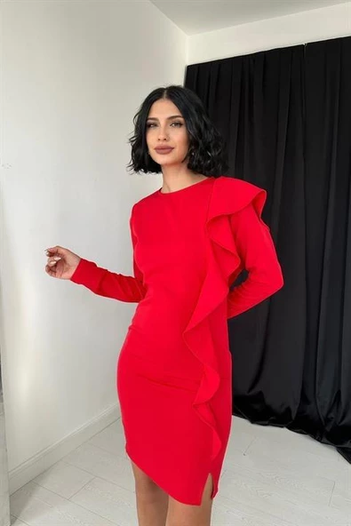 Fırfırlı Elbise - Resim 2