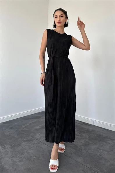 Piliseli Sıfır Kol Elbise ürün görseli