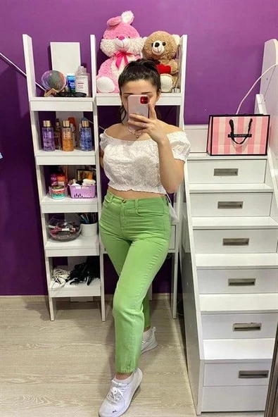 Yıkamalı Gömlek Pantolon Takım - Resim 2