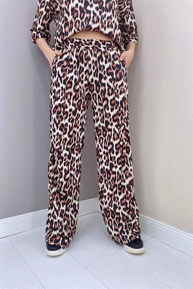 T-Shirt ve Pantolon Takım - Kahverengi - Resim 5