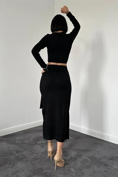 Butik Bluz ve Etek Takım - Resim 3