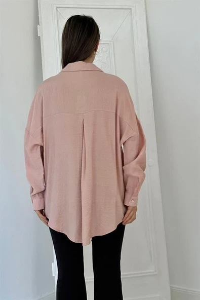 6 Parça Çiçek Desen Taşlı Gömlek - Resim 4