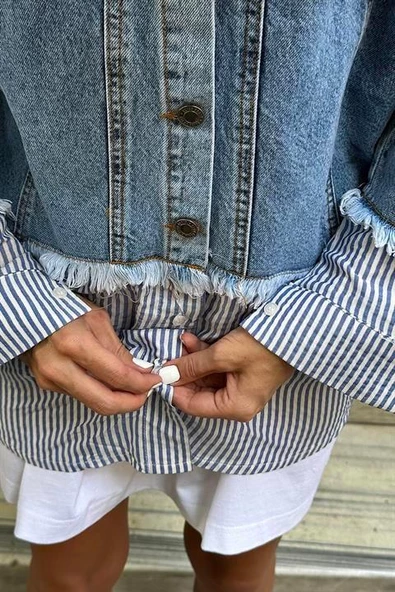 Garni Detaylı Gömlek - 7