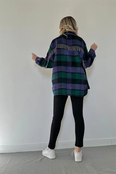 Buklet Cepli Zincir Taşlı Gömlek - 6