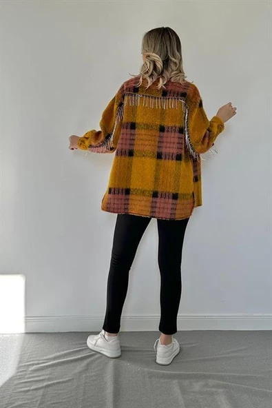 Buklet Cepli Zincir Taşlı Gömlek - 7