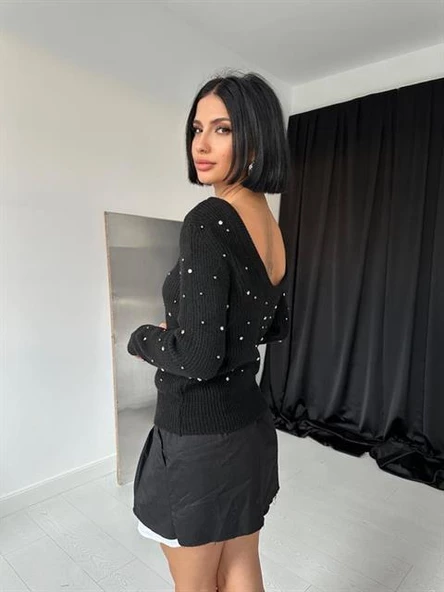 Boncuklu Triko Kazak - 2