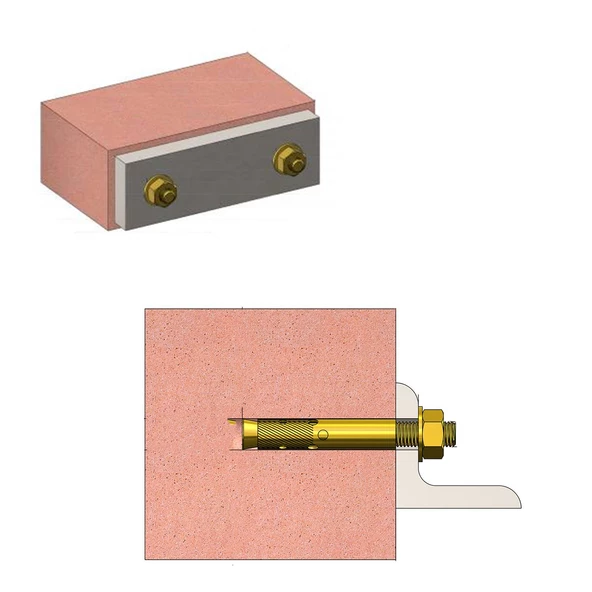 Saplamalı Gömlek Çelik Dübel M8x55 mm Raf Montaj Bağlantı Zemin Monte Tavan Beton Asma Aparat - 3