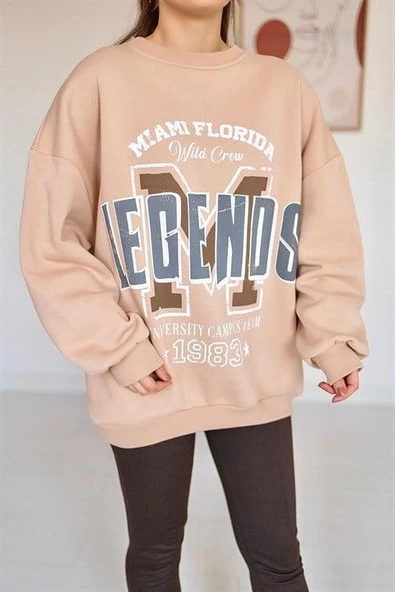 Yazı Baskılı Sweatshirt