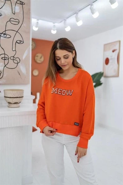 Baskılı Sweatshirt
