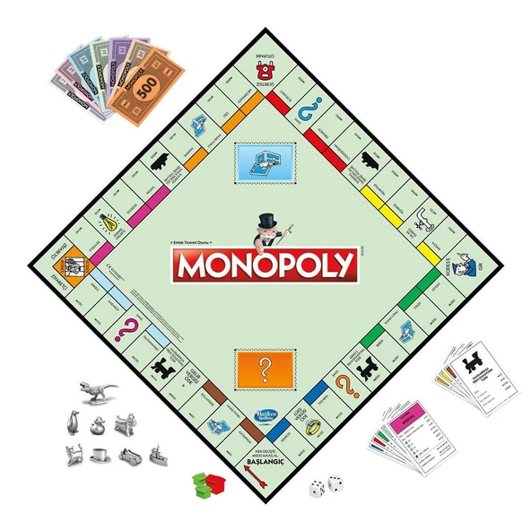 C1009 Hasbro Gaming - Monopoly +8 yaş - Resim 4