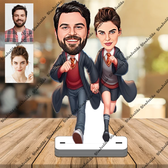 Arkadaş 3D Ahşap Biblo,Sevgiliye Hediye,Doğum Günü Hediyesi ürün görseli