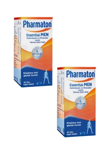 Pharmaton Essential Men 30 Tablet X 2 Adet Avantaj Paketi-KOFRE