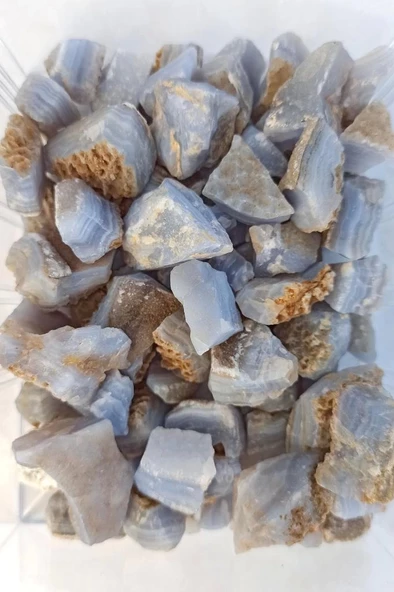 Doğal Kalsedon Küçük Parçalar 50 Gram - 674 - 2