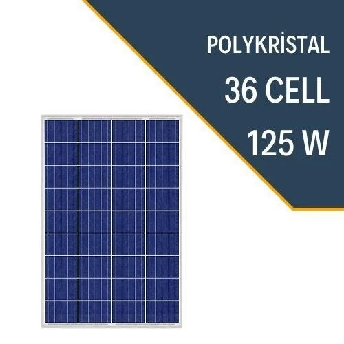 Lexron 125 W Watt 12 Volt Güneş Paneli Polikristal Solar Panel - 2