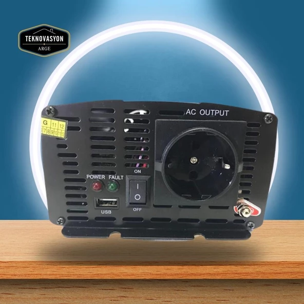 Alpex 1000 W Watt İnvertör 24 V/220 Volt Çevirici İnverter - 2