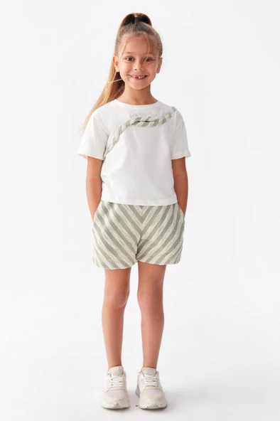 Kız Çocuk Pop Şort 56512 - Resim 10