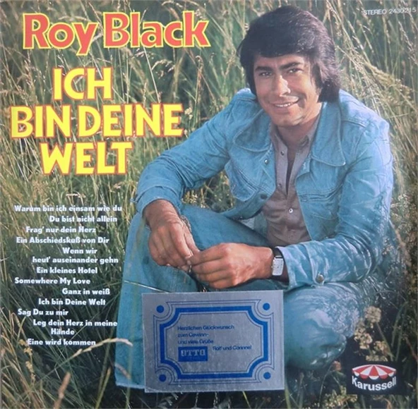 Roy Black – Ich Bin Deine Welt Pop Vinly Plak alithestereo