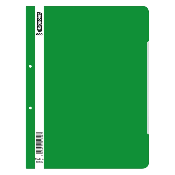 Bigpoint Telli Dosya Eco Yeşil 100'lü Paket ürün görseli