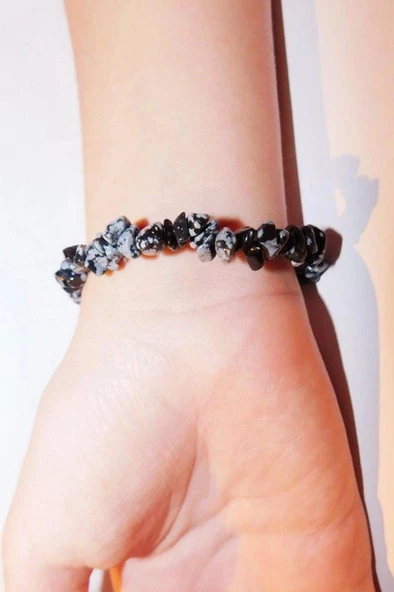 Kartanesi Obsidyen Bileklik Kırıktaş 649-3 - 3