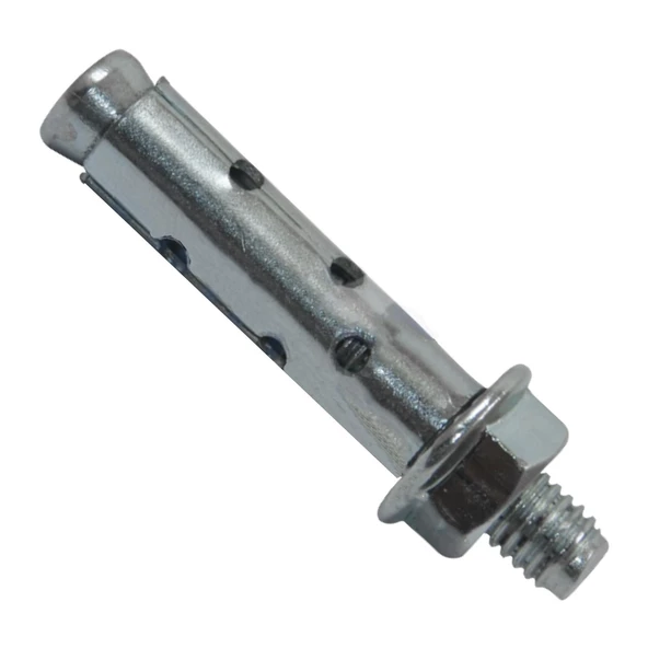 Saplamalı Gömlek Çelik Dübel M12x75 mm Raf Montaj Bağlantı Zemin Monte Tavan Beton Asma Aparat - 5