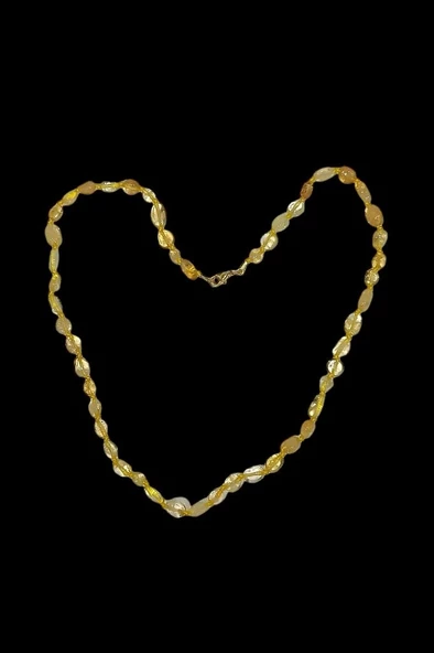 Amorf Kesim Sitrin Kolye 421-4 - 2