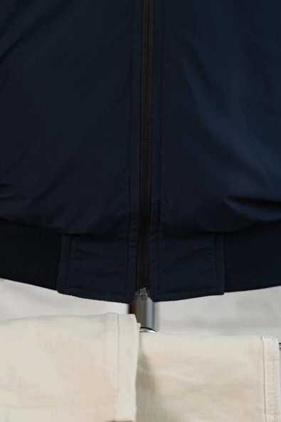 Advante Yandan Cepli Beli Lastikli Regular Fit Çift Taraflı Baharlık Mont - 6