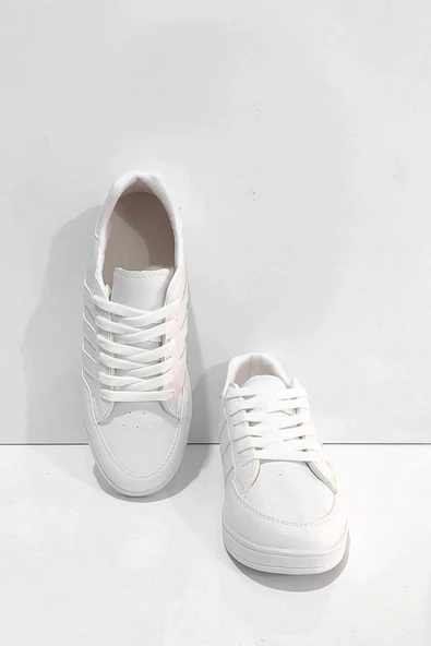 Casual Üç Bant Unisex Hafif Esnek Sağlam Günlük Sneaker Spor Ayakkabı - 12