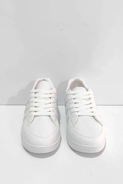 Casual Üç Bant Unisex Hafif Esnek Sağlam Günlük Sneaker Spor Ayakkabı - 5
