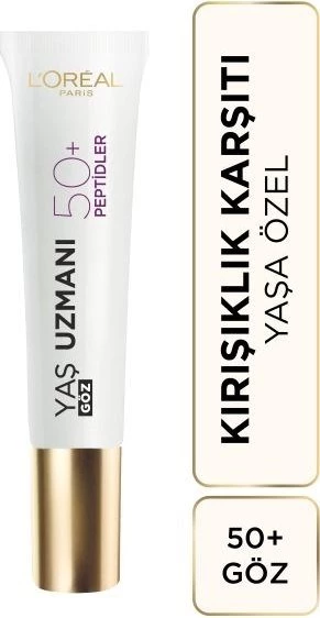 Loreal Paris Yaş Uzmanı 50+ Kırışıklık Karşıtı Yenileyici Göz Kremi 15 ml