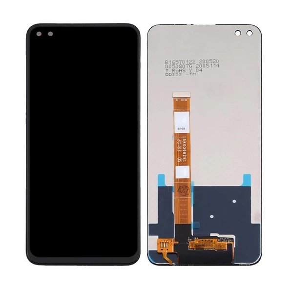 Oppo Realme 6 Pro ile Uyumlu Lcd Ekran Dokunmatik Rmx2061