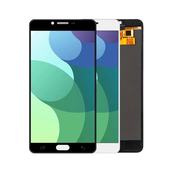Samsung Galaxy C9 Pro C900 ile Uyumlu Oled Ekran Dokunmatik Tam Ekran
