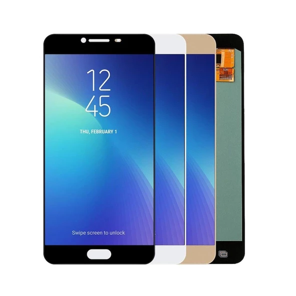 Samsung Galaxy C7 C7000 ile Uyumlu Oled Ekran Dokunmatik