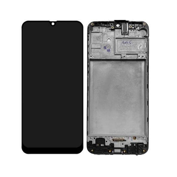 Samsung Galaxy M21 M215F ile Uyumlu Oled Ekran Dokunmatik Çıtalı