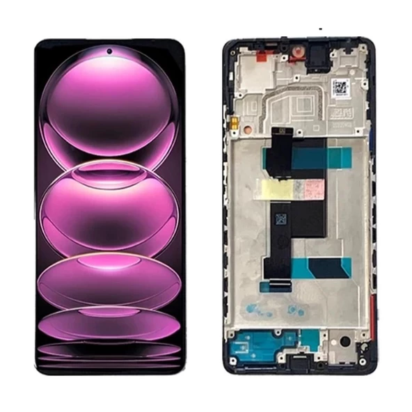 Xiaomi Redmi Note 12 Pro 5G ile Uyumlu TFT Ekran Dokunmatik Çıtalı