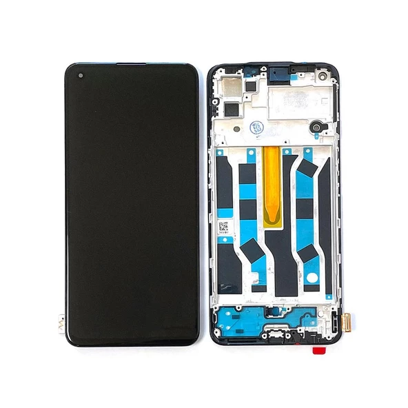 Oppo Reno 5 ile Uyumlu Oled Ekran Dokunmatik Çıtalı CPH2159