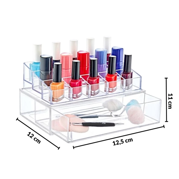 Piev Manikür Oje Makyaj Takı Düzenleyici Organizer - 3