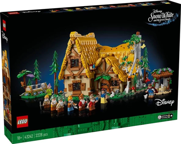 LEGO Disney 43242 Snow White and the Seven Dwarfs' Cottage