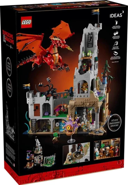 LEGO Ideas 21348 Dungeons and Dragons: Red Dragon's Tale - 2