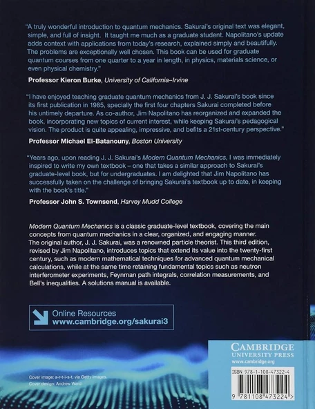 Modern Quantum Mechanics 3rd Edition Sakurai Napolitano - 2