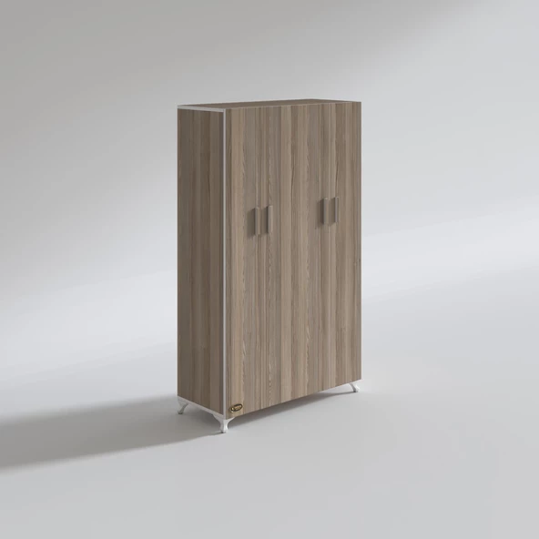 Kenzlife gardırop 4 kapaklı kapılı defne 168*100*42 crd ayaklı gardolap dolap - Resim 3