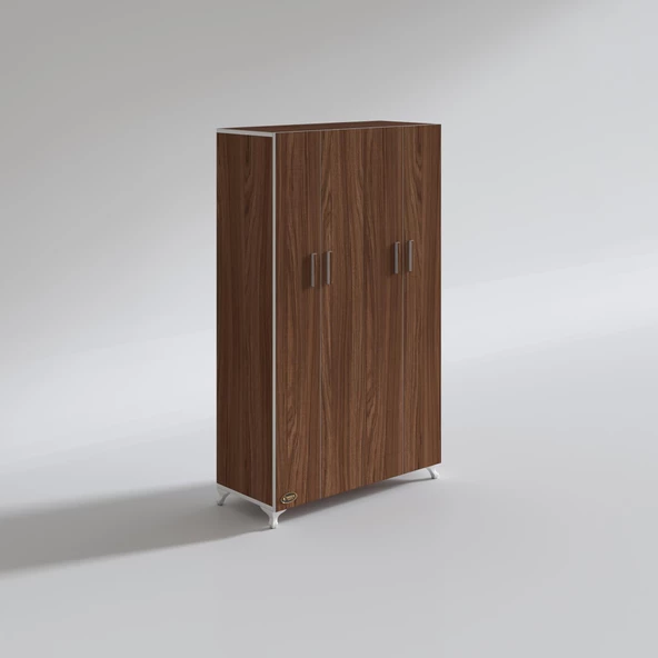 Kenzlife gardırop 4 kapaklı kapılı defne 168*100*42 cvz ayaklı gardolap dolap - 3