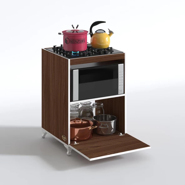 Kenzlife ocak dolabı demi cvz 85*60*57 mutfak modül mini fırın  ankastre ocak için - 2