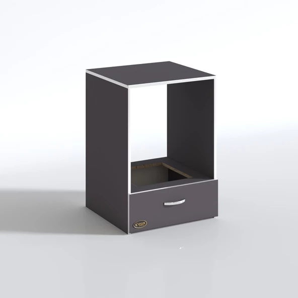 Kenzlife ankastre modülü kabini flor gri kapaklı fırın ocak dolabı sabit tabla - Resim 4