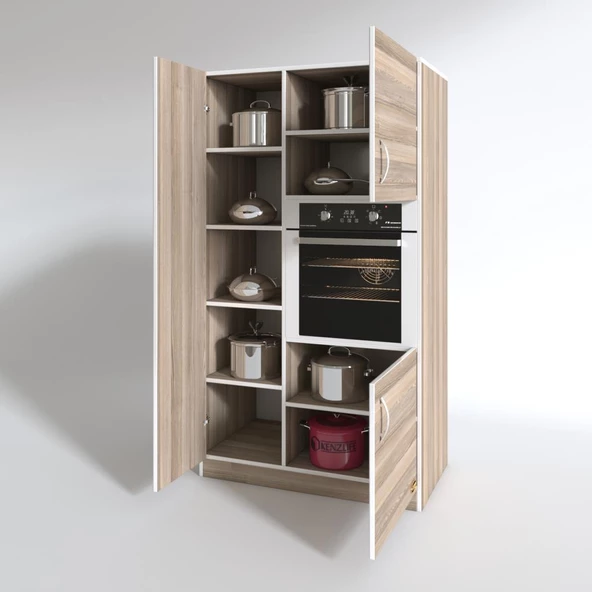 Kenzlife ankastre fırın dolabı banu crd mutfak banyo kiler - Resim 3