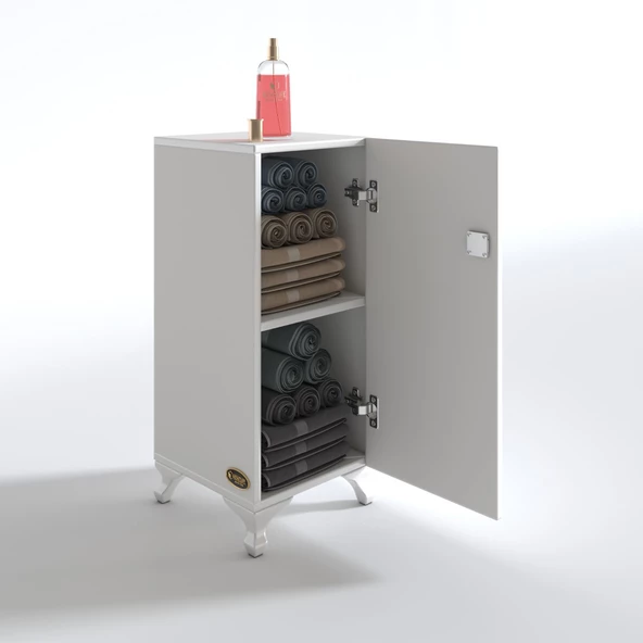 Kenzlife Kilitli Dolap Rana29 Byz 68*29*29 Banyo Dolabı Hazır Mutfak Ofis Kiler Kitaplık Evrak Ayaklı - 2