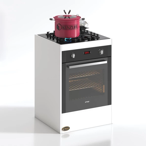 Kenzlife ankastre modülü kabini helyum byz fırın ocak dolabı - 2