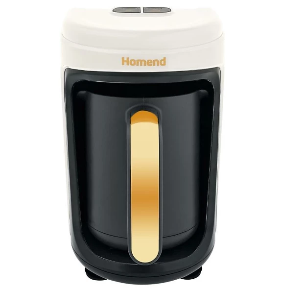 Homend Pottoman Milk İn 1870H Krem Gold Türk Kahve Makinesi