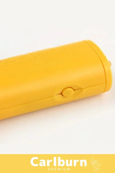 Premium Seri Ergonomik Pilli 9 Volt 150 Desibel Ledli Flaş Ultrasonik Köpek Uzaklaştırıcı Eğitici - 3
